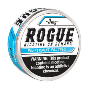 rogue nicotine pouches 3mg peppermint
