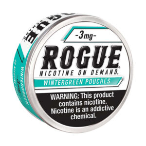 rogue nicotine pouches 3mg wintergreen