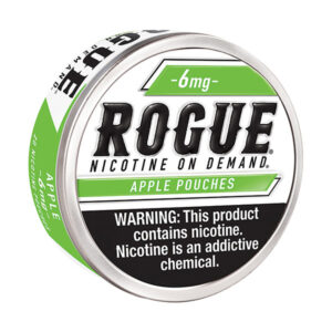 rogue nicotine pouches 6mg apple