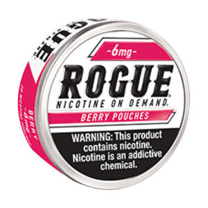 rogue nicotine pouches 6mg berry