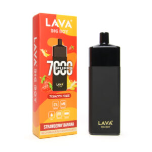 Lava Big Boy Disposable Tobacco Free 0% 7000 Puffs Strawberry Banana