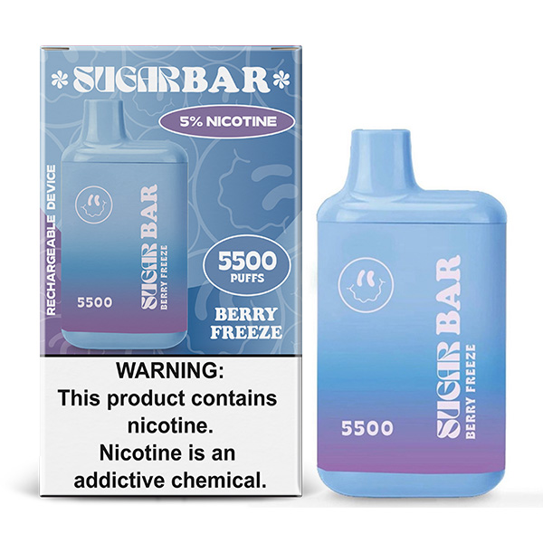 sugarbar 5500 berry freeze vape