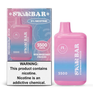 sugarbar 5500 strawberry freeze vape