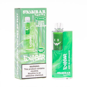 sugarbar exodus exobar 8000 puff kiwi blue dragon