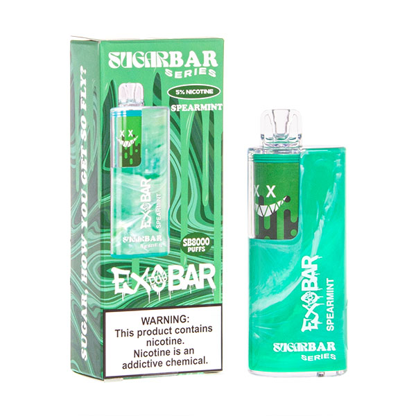 sugarbar exodus exobar 8000 puff spearmint