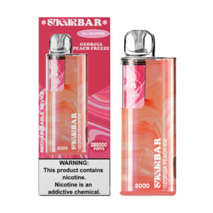 sugarbar sb 8000 disposable vape georgia peach freeze