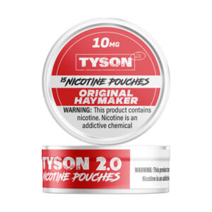 tyson 2 nicotine pouches 10mg original haymaker