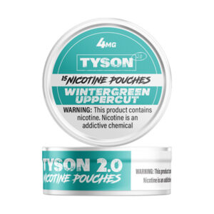 tyson 2 nicotine pouches 4mg wintergreen uppercut