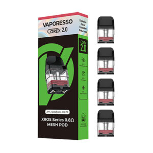 vaporesso xros pods 2ml .8ohms 4ct