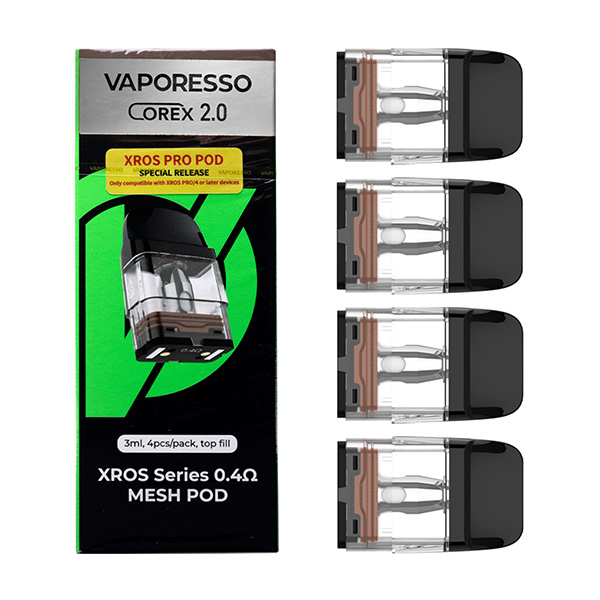 vaporesso xros pods 3ml .4ohms 4ct