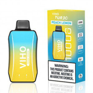 viho turbo 10000 puffs peach lemon
