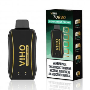 viho turbo 10000 puffs peppermint cream