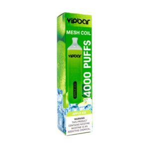 vip bar 4000 puff apple ice