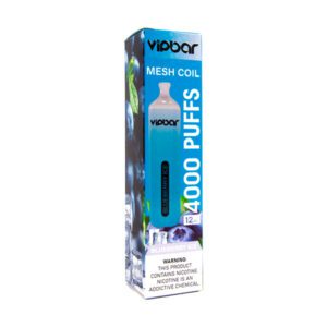 vip bar 4000 puff blueberry ice