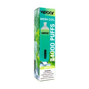 vip bar 4000 puff mint ice