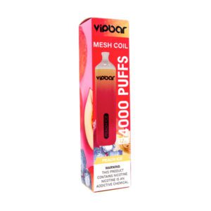 vip bar 4000 puff peach ice