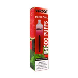 vip bar 4000 puff watermelon with mint