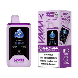 vnm ice mode 30k puff disposable juicy grape
