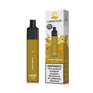 lava plus disposable vape 2600 puffs havana tobacco