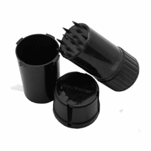 Medtainer-Storage-Container-w/-Built-In-Grinder-Black