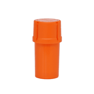Medtainer-Storage-Container-w/-Built-In-Grinder-Orange