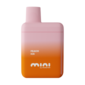mini by monster disposable 800 puffs peach ice