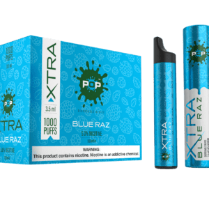 Pop Xtra Disposable Device Blue Raz