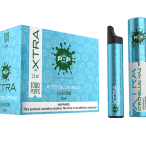 Pop Xtra Disposable Device Iced Blue Raz